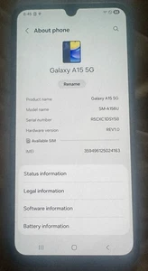 Samsung STSAS156VC64PWP Galaxy A15, 64 GB, 5G, negro - Imagen 1 de 7