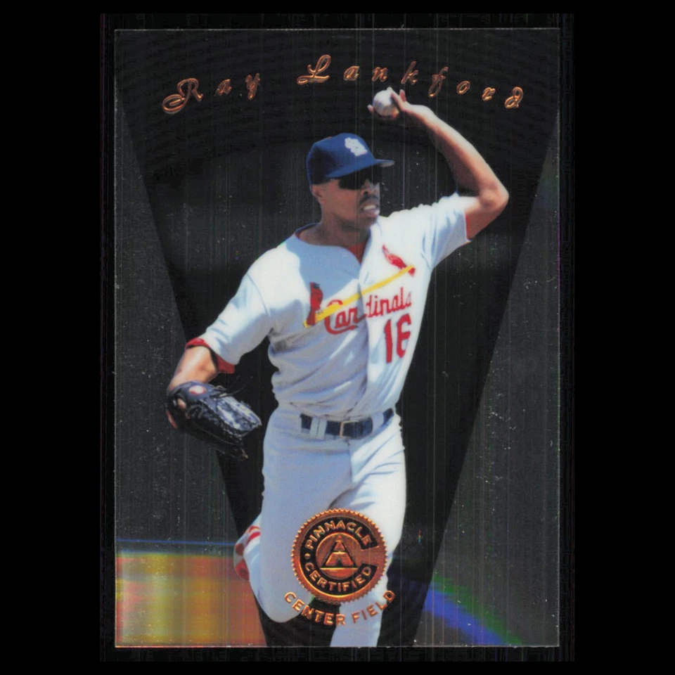 Ray Lankford #13 1997 Pinnacle Certified St. Louis Cardinals Baseball Card MLB - Image 1 of 3