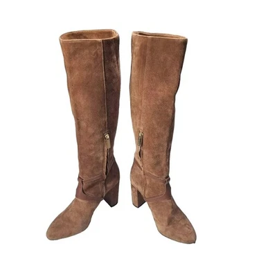 Louise et Cie Lo-Somerra Brentwood Moda Botas Talla 7.5M Gamuza Botas Marrón Usadas en Excelente Condición Foto 1 de 4