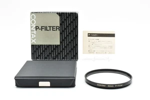 [Unused] Contax P-Filter 82mm Camera Lens Filter w/Box Manual From Japan - Picture 1 of 24