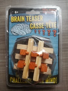Brain Teaser Casse-tête Wood Puzzle Set (New) - Bild 1 von 6