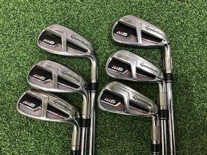 TaylorMade M6 Iron Set 5-9,Pw 6pc Flex Stiff REAX 85 Steel Steel - Picture 1 of 6