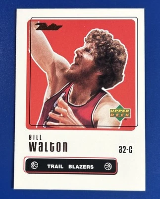 1999-00 Upper Deck Retro Basketball Bill Walton Portland Trail Blazers #13 - Image 1 of 2