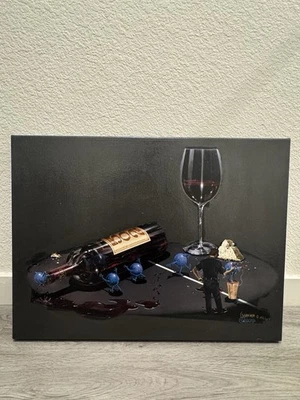 Michael Godard "Uvas nerviosas" 502 Giclee sobre lienzo Edición limitada Foto 1 de 4