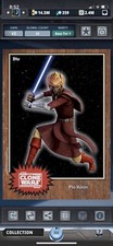 Topps Star Wars Digital Card Trader Tier 9 - Wood Plo Koon S4 Base - 50 cc