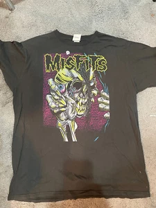 Vintage 90er Junkfood Misfits Pushead Grafik T-Shirt XL - Bild 1 von 3