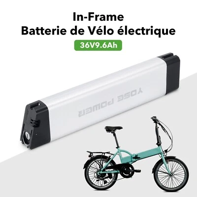 YOSE POWER In-Frame Batterie de vélo électrique 36V 9,6Ah pour Vélo Pliable Zündapp Z101
