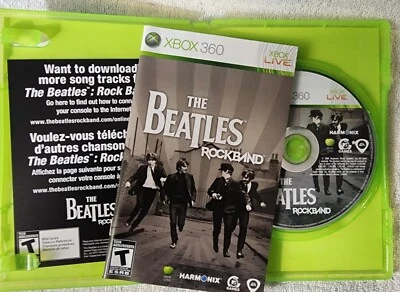  The Beatles: Rock Band (Xbox 360) 2009 w/ Manual   Foto 1 de 4