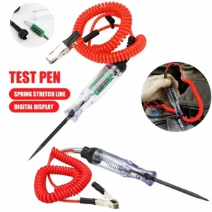 Test Light Car Circuit Tester Probe 12V 6V DC Voltage Continuity Tester Car US - Picture 1 of 9