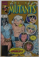New Mutants #87 (Mar 1990, Marvel), 2nd print, NM (9.4) A, 1st full Cable app.