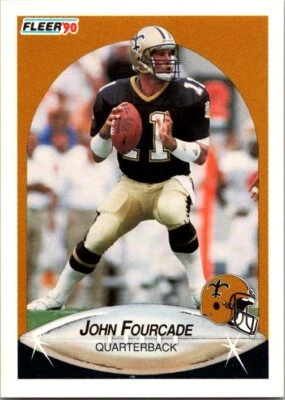 1990 Fleer #186 John Fourcade - Image 1 of 2