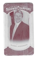 2014 UPPER DECK GOODWIN CHAMPIONS MINI PRINTING PLATE MAGENTA GLENN ANDERSON 1/1