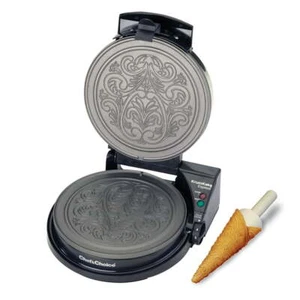 Krumkake Express, Black, 1050 W, Non-stick Baking Surface, Easy Release Coating - Picture 1 of 4