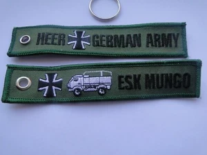 Llavero/Llavero ESK Mungo Ejército Alemán aprox 13x2,5, cm  - Imagen 1 de 1