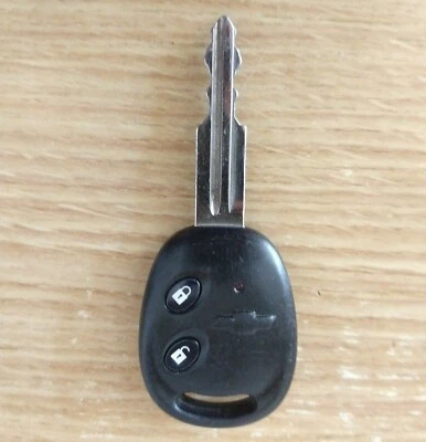 RK-700S CHEVROLET AVEO MANDO REMOTO 2 BOTÓN CLAVE FOB ALARMA CE0678 GENUINO - Imagen 1 de 3