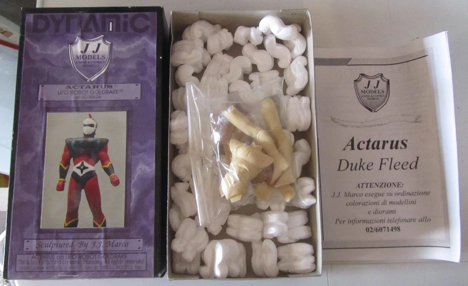Actarus Goldrake Ufo Robot Resin Kit JJ Model Dynamic RARO SPESE GRATIS - Immagine 1 di 1