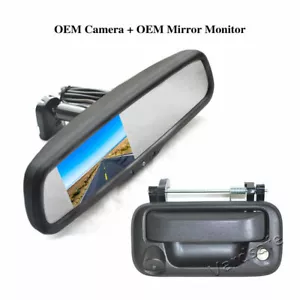 Tailgate Reverse Camera + Rear View Mirror Monitor for Ford Explorer Sport Trac - Picture 1 of 8