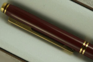 USA MADE 1993 Cross Signature Burgundy 22KT Heavy Gold 0.5MM Pencil $300 Gift - Picture 1 of 4