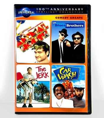 Car Wash/ Animal House/ The Jerk/ The Blues Brothers (4-Disc DVD, 1976-1980) - Image 1 of 4