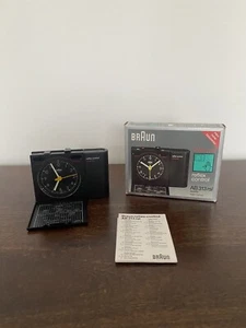 Braun Alarm Clock Reflex Control 4783 AB 313 RSL Quartz Original Box Vintage Design Travel Alarm - Picture 1 of 6