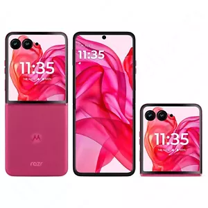 Unlocked Motorola Razr+ 2024 XT2451 6.9 Folding 12GB 256GB 32MP 5G Hot Pink - Picture 1 of 7