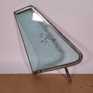 1953 1954 Chevy Bel Air Vent Window Left 2 Door Hard Top Chevrolet Blue BB - Picture 1 of 6