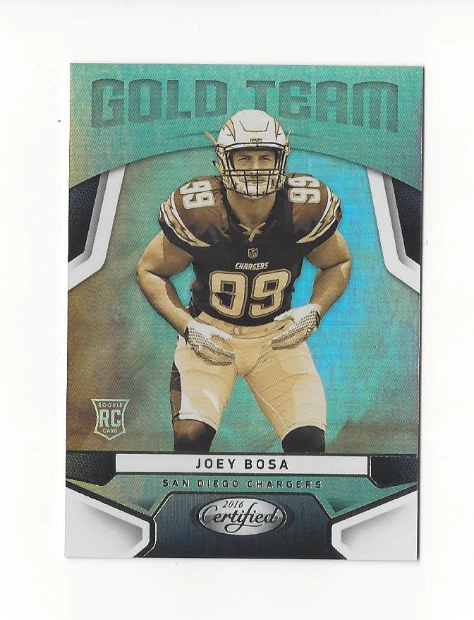 2016 Certified Gold Team #11 Joey Bosa Rookie Chargers - Image 1 of 1