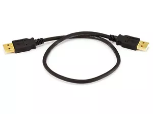 Cable 28/24AWG macho a macho USB 2.0 A macho de 1,5 ft (enchapado en oro) 5441 - Imagen 1 de 1