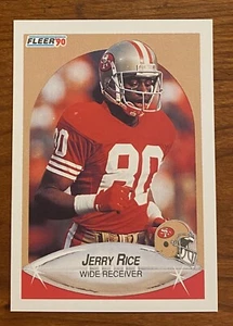 Calcio Fleer 1990 JERRY RICE #13 HOF 49ERS - Foto 1 di 2