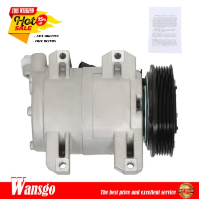 Air Conditioning Compressor For 2008-2011 2012 2013 Nissan Rogue 2.5L L4 AC - Image 1 of 4