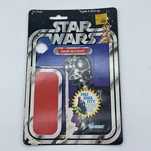 Vintage 1978 Kenner Star Wars Death Star Droid 20 Rückseite Cardback Karte Rückseite - Bild 1 von 12