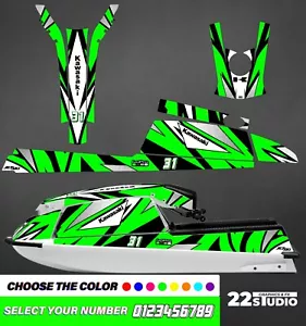 Kawasaki jet ski 440 550 SX decal graphics sticker wrap full kit 1982-1995 - Picture 1 of 1
