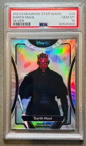 Darth Maul 2023 Kakawow Disney 100 Star Wars Phantom Menace #24 Silver PSA 10 - Picture 1 of 2