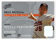 MIKE MUSSINA  ORIOLES  1995 DONRUSS STUDIO  #29