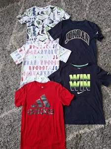5 Boys Nike & Jordan tees Size Large Euc Plz Read - Picture 1 of 5