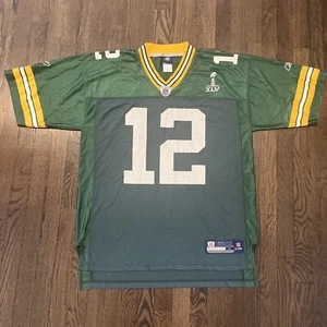 Maglia Green Bay Packers grande Aaron Rodgers uomo verde Reebok - Foto 1 di 8