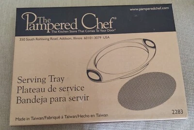 Pampered Chef Oval Serving Tray #2283 - New - Image 1 of 3