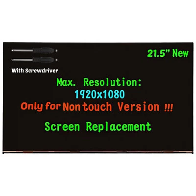 MV215FHM-N40 L03400-l52 LED LCD Display Screen Panel Replacement 21.5" FHD 1080P - Image 1 of 4