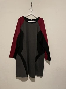 View by Walter Baker Knit Mini Dress Size 28w Sheath Business Comfort Date Night - Picture 1 of 7
