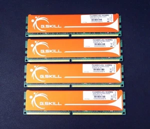 G.SKill 16GB 4x 4GB PC2-6400 800MHz DDR2 Memory for INTEL /AMD F2-6400CL6Q-16BMQ - Picture 1 of 2
