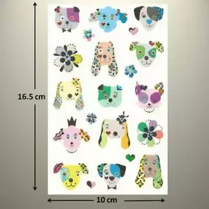 Pegatina de la señora Grossman - TURNOWSKY - PERROS ROSTROS CON VOLANTES - LÁMINA DORADA Hasta 20% de descuento - Imagen 1 de 1