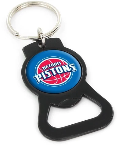 DETROIT PISTONS - BOTTLE OPENER KEYCHAIN - BRAND NEW - NBA-BK-702-12-BK Cover