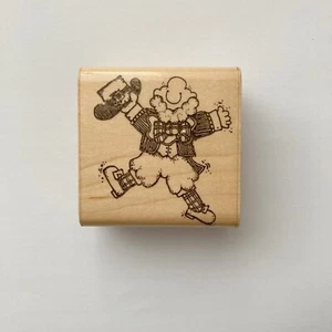 DOTS Kobold St. Patick's Day Holz Stempel L167 - Bild 1 von 3