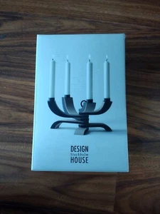 Design House Stockholm Nordic Light 4 arm Candleholder Jonas Grundell Black - Picture 1 of 9