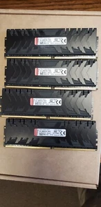 ✔✔ KINGSTON HyperX PREDATOR 64GB (4x16GB) 3600 MHz DDR4 *CL17* HX436C17PB3K4/64 - Bild 1 von 2
