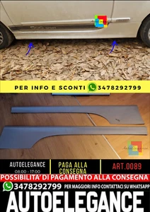 🔥0089 coppia minigonne laterali adatto per fiat 500 🔥 - Imagen 1 de 5