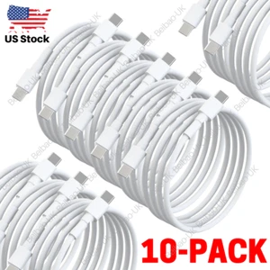 Lot 60W USB C to USB C Cable TypeC Fast Charger Cord For MacBook Samsung Android - Picture 1 of 13