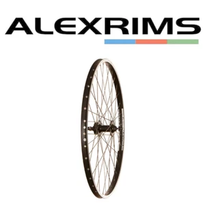 26" Alex Rim DM 18/ Formula Hubs Black/Sil Front OR Rear Doublewall Disc Wheel - Picture 1 of 3
