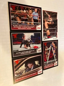 5 cm punk wwe aew (Paul heyman wrestling cards born in Chicago Illinois see scan - Picture 1 of 1