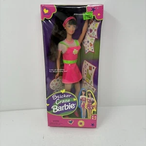 Pegatina Vintage Muñeca Barbie Loca Edición Morena #19914 1997 Mattel NRFB Bonita - Imagen 1 de 2